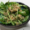 えれ。。's cooksnap of when they made 簡単♪三つ葉とザーサイのサラダ.