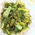 えりこん♪'s cooksnap of when they made セロリの葉っぱ　炒め.