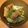 なごり's cooksnap of when they made ズボラ飯file12 甘辛唐揚げ丼.
