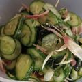 むーーママ's cooksnap of when they made みょうが入りきゅうりの酢の物.
