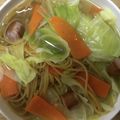 かおり♡♡♡'s cooksnap of when they made 残り野菜で具沢山スープヌードル.