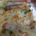 はぁぴょん's cooksnap of when they made パリパリ＆モチモチ〜☆簡単にらチヂミ☆.