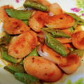 すみま～る's cooksnap of when they made 魚肉ソーセージと野菜の炒めもん.