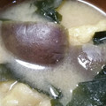 13歳's cooksnap of when they made 揚げ茄子と油揚げの味噌汁❨@≧↺≦@)❩.