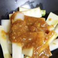 kam嫁's cooksnap of when they made ウドの酢味噌合え☆ウドの皮はきんぴらに♪.