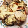 唐揚げはむね肉派's cooksnap of when they made ナスとトマトと豚バラの重ねチーズ焼き.