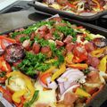 ｸﾏﾘｴ's cooksnap of when they made 天板いっぱいのピザトースト.