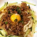 ごんだわら's cooksnap of when they made 肉味噌まぜうどん.