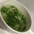 ユカtoマオマオ's cooksnap of when they made 朝食に♡薬味♡しょうがレモンスープ♡.