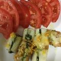 癒しの花's cooksnap of when they made ちくわの大葉ソース詰めチーズ焼き.