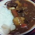 ねこはがき's cooksnap of when they made ビーフカレーライス.