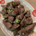 ｐｅｋｏmama's cooksnap of when they made 下処理不要にんにく香るおつまみ砂肝.
