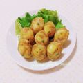 まあまま☆0403's cooksnap of when they made 竹輪チーズのカレー揚げ.