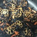ひろぽぽ0102's cooksnap of when they made ひじきとレンコンの煮物.