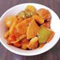 ハチそば粉's cooksnap of when they made 肉団子で簡単！レンジで時短！肉団子酢豚.