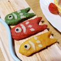 麻's cooksnap of when they made 【離乳食】こどもの日☆鯉のぼりプレート.