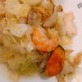 クックS5N2AF☆'s cooksnap of when they made キャベツとシーフードのペペロンチーノ炒め.