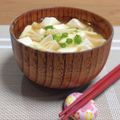 Yukiまむ's cooksnap of when they made たけのこと豆腐の味噌汁.