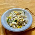 komutatata's cooksnap of when they made コーンとネギのバター炒めご飯.
