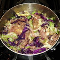 ladyoscar's cooksnap of when they made 残り野菜と豚挽き肉の春雨炒め.