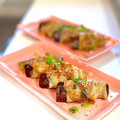 かっちゃん杉's cooksnap of when they made 茄子の豚肉巻焼き＊生姜味噌だれ.