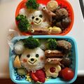 ぐりとぐらの大冒険's cooksnap of when they made 簡単！可愛い♪キャラ弁☆こどもの日弁当♪.