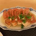 dollyj's cooksnap of when they made レンジで簡単！鶏むね肉のトマト生姜だれ.