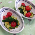 赤い電話's cooksnap of when they made きゅうりとトマトのポン酢和え.