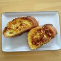 ゆうゆう715's cooksnap of when they made 簡単！バゲットでトロトロフレンチトースト.