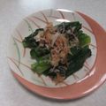 きらり流れ星's cooksnap of when they made シンプルおひたし.