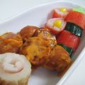 キャシーキャサリン's cooksnap of when they made お弁当に♪きゅうりとカニかまのプチ串.