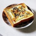nana_tenjo's cooksnap of when they made 塩こんぶとチーズのトースト.