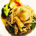 モモラッテ's cooksnap of when they made 和風きのこあんかけハンバーグ＊ダイエット.