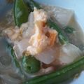 ねこはがき's cooksnap of when they made スナップエンドウのふんわり卵とじ.