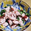 ねこのおかあさん☆'s cooksnap of when they made ささみとオクラの梅ぽん酢和え.