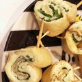 ポコぱん☆'s cooksnap of when they made 油揚げ＋しそ＋チーズのクルクル～♪.
