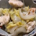 米の華's cooksnap of when they made 鶏肉とキャベツの蒸し焼き ポン酢風味.