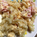 ゆっぺ1022's cooksnap of when they made 炒り卵とハムだけのマカロニサラダ.