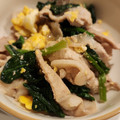☆りさママ☆'s cooksnap of when they made 豚肉とほうれん草のふわふわ卵炒め.