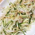 ナーちゃん's cooksnap of when they made 簡単♪きゅうりと もやしで！おかか酢の物.