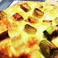 まちゃモンZ's cooksnap of when they made 簡単★キッシュ★長ネギとキノコとベーコン.