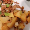 クックS5N2AF☆'s cooksnap of when they made ひき肉とじゃがいもの甘辛煮.