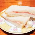 motomi♪'s cooksnap of when they made 子供考案！ハムジャムサンド♫.