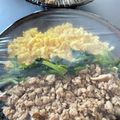 のりこ523's cooksnap of when they made ♡簡単で美味しい♡鶏そぼろ＆卵そぼろ.
