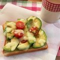 ★♡ゆき♡★'s cooksnap of when they made アボカド＆トマト＆チーズトースト.