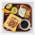 choco831's cooksnap of when they made ヤミツキ★すき焼きふりかけトースト.