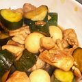 ⭐ちぇり⭐'s cooksnap of when they made 鶏肉とうずらとキュウリのさっぱり煮込み♪.