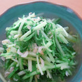 ☆３匹の子ぶた☆'s cooksnap of when they made 簡単副菜☆水菜と桜えびの煮びたし.