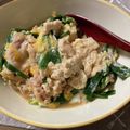 クックG5DSWD☆'s cooksnap of when they made ニラ玉豆腐☆豚バラ入り.