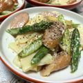 chocoraママ's cooksnap of when they made 　たけのこ&アスパラ！ガリマヨソテー♡.